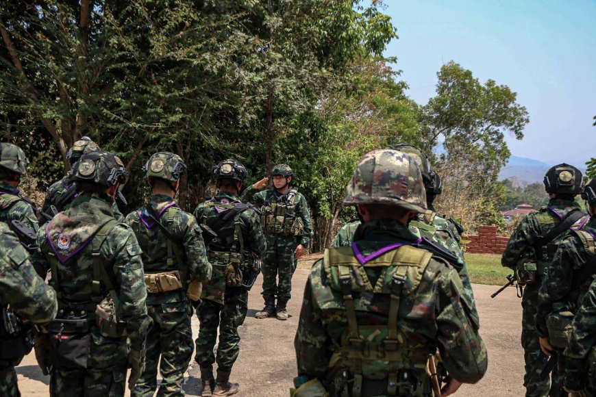 สถานการณ์ชายแดนกับการลาดตระเวนยานยนต์ติดอาวุธ ฉก.ราชมนู