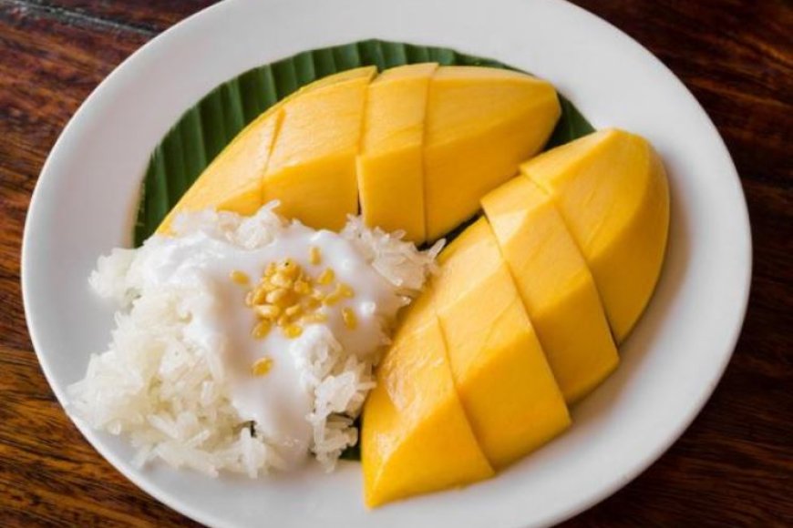 ข้าวเหนียวมะม่วงกะทิสด สินค้า OTOP