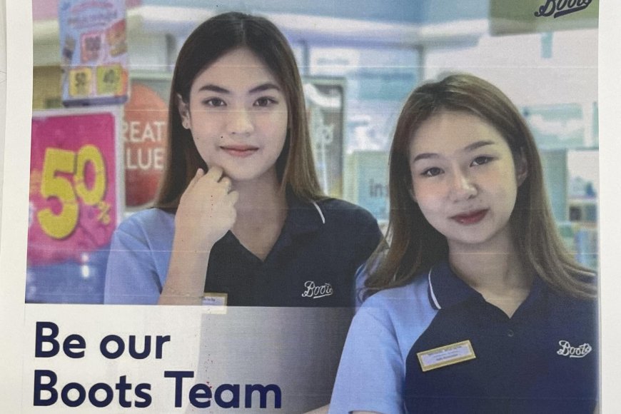 ร้าน Boots โรบินสันแม่สอด รับสมัครพนักงาน Part time 1ตำแหน่ง